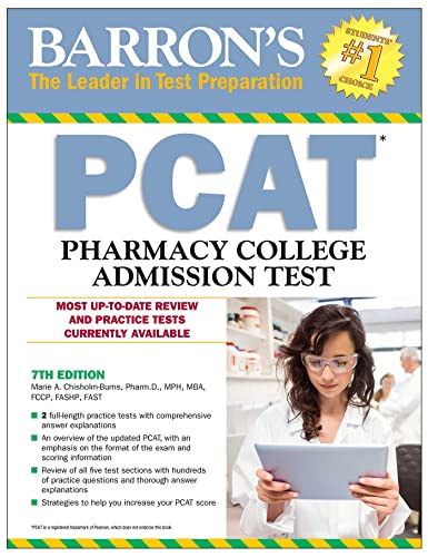 Stock image for PCAT: Pharmacy College Admission Test (Barron's Test Prep) for sale by Jenson Books Inc