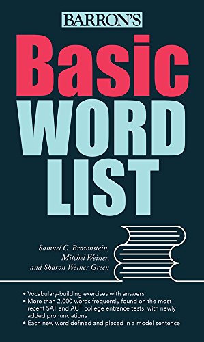 Beispielbild fr Basic Word List zum Verkauf von Better World Books
