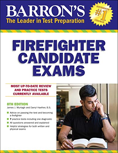 Imagen de archivo de Barron's Firefighter Candidate Exams, 8th Edition (Barron's Firefighter Exams) a la venta por HPB-Diamond