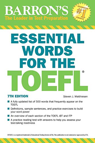 Stock image for Essential Words for the TOEFL (Barron's Test Prep) for sale by ZBK Books