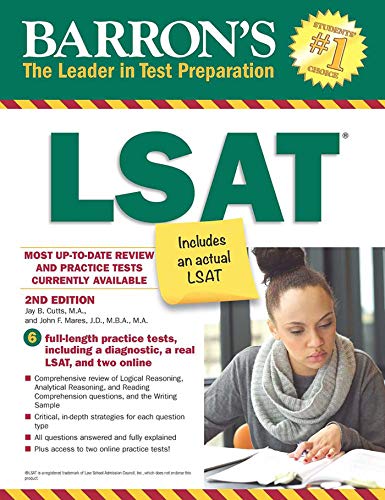 9781438009100: Lsat (Barron's Lsat Law School Admission Test Book Only) (Barron's Test Prep)