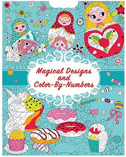 Beispielbild fr Magical Designs and Color-by-Numbers (Cool & Calm Coloring for Kids) zum Verkauf von Half Price Books Inc.