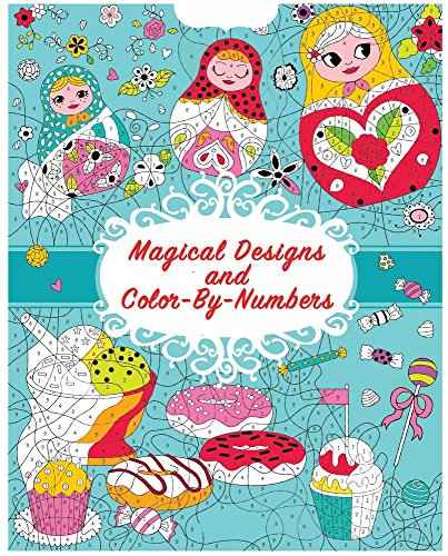 9781438009278: Magical Designs and Color-By-Numbers (Cool & Calm Coloring for Kids)