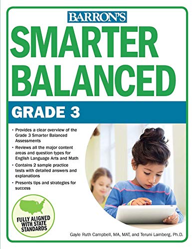 Beispielbild fr Smarter Balanced Grade 3 (Barron's Test Prep) zum Verkauf von BooksRun