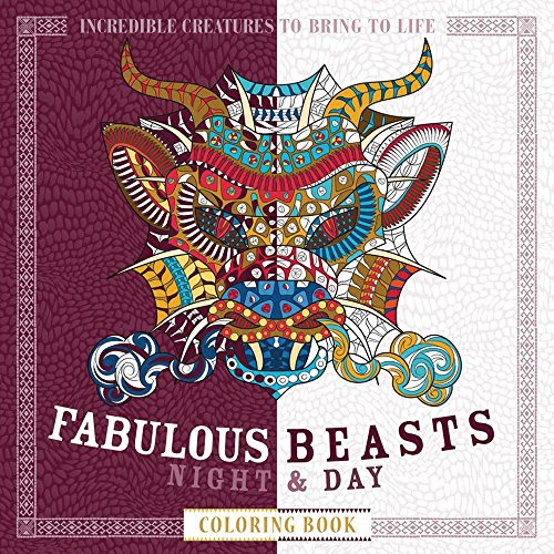 Beispielbild fr Fabulous Beasts Night & Day Coloring Book: Incredible Creatures to Bring to Life (Night & Day Coloring Books) zum Verkauf von Your Online Bookstore