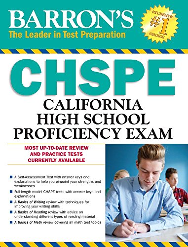 Imagen de archivo de CHSPE: California High School Proficiency Exam (Barrons Test Prep CA) a la venta por KuleliBooks