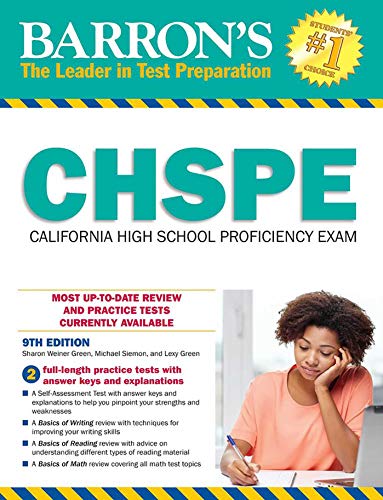 Stock image for CHSPE: California High School Proficiency Exam (Barron's Test Prep CA) for sale by SecondSale