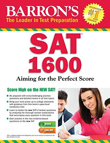 Imagen de archivo de Barron's SAT 1600 with Online Test a la venta por Better World Books
