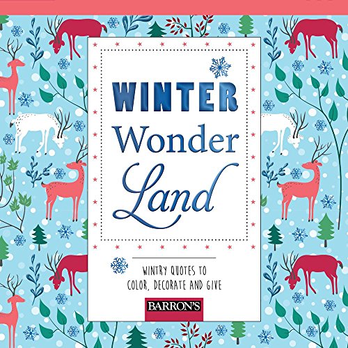 9781438010151: Winter Wonderland: Wintry Quotes to Color, Decorate and Give (Pads of Color)
