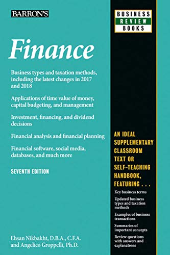 

Finance (Barron's Business Review Series) [Soft Cover ]