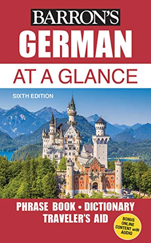 9781438010465: German At a Glance: Foreign Language Phrasebook & Dictionary (Barron's Foreign Language Guides) [Idioma Ingls]