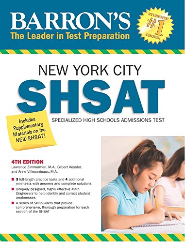 Stock image for Barron's SHSAT: New York City Specialized High Schools Admissions Test for sale by ZBK Books