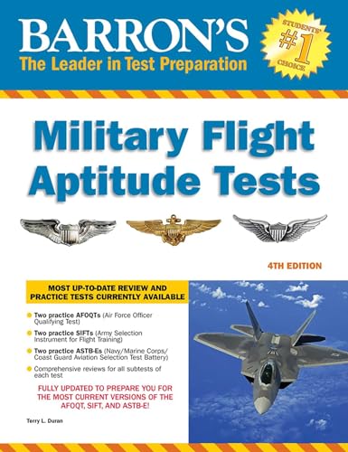 Stock image for Military Flight Aptitude Tests (Barron's Test Prep) for sale by BooksRun