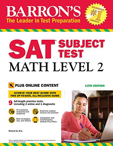 Imagen de archivo de SAT Subject Test: Math Level 2 with Online Tests (Barron's Test Prep) a la venta por Gulf Coast Books