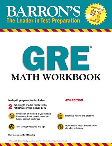 Beispielbild fr GRE Math Workbook zum Verkauf von Better World Books