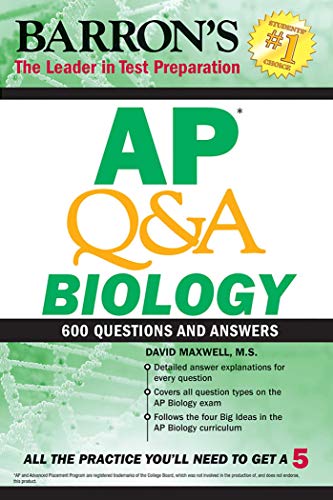 Beispielbild fr AP QA Biology: With 600 Questions and Answers (Barrons AP) zum Verkauf von New Legacy Books