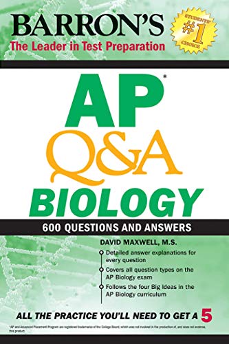 Stock image for AP Q&A Biology: With 600 Questions and Answers for sale by HPB-Ruby