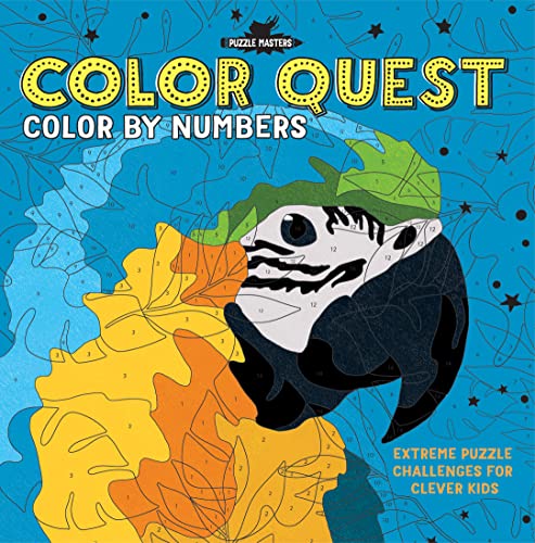 Stock image for Color Quest: Color By Numbers: Extreme Puzzle Challenges for Clev for sale by Hawking Books