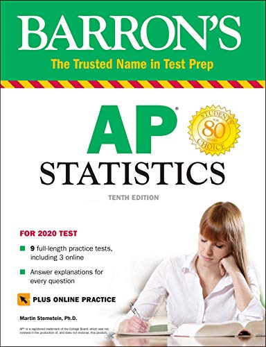 Imagen de archivo de AP Statistics with Online Tests (Barron's Test Prep) a la venta por SecondSale