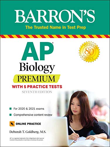 9781438011721: AP Biology Premium: With 5 Practice Tests (Barron's Test Prep)