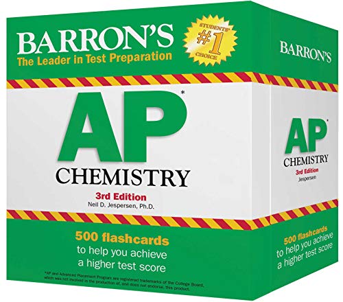 Stock image for AP Chemistry Flash Cards (Barron's Test Prep) for sale by HPB-Red