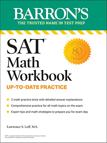 Stock image for SAT Math Workbook (Barron's Test Prep) for sale by More Than Words