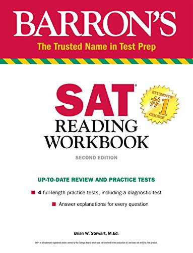 Stock image for SAT Reading Workbook (Barron's Test Prep) for sale by BooksRun