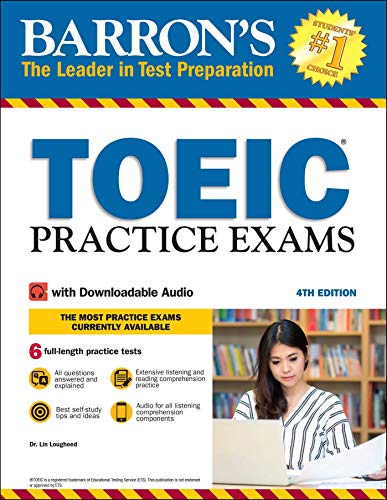 Beispielbild fr TOEIC Practice Exams, 4th Edition: With Downloadable Audio (Barron's Test Prep) zum Verkauf von SecondSale