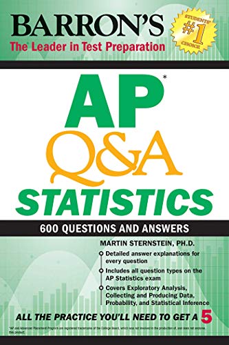 9781438011899: AP Q&A Statistics: With 600 Questions and Answers (Barron's AP Prep)