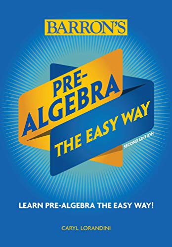 Stock image for Pre-Algebra: The Easy Way (Barron's Easy Way) for sale by Half Price Books Inc.