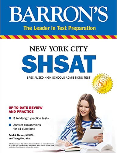 Imagen de archivo de SHSAT: New York City Specialized High Schools Admissions Test (Barron's Test Prep) a la venta por SecondSale