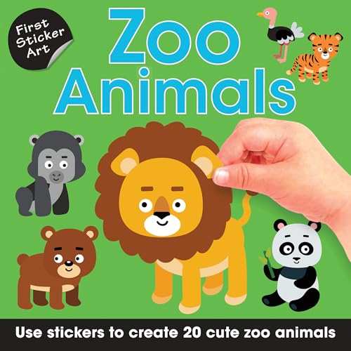 Stock image for First Sticker Art: Zoo Animals: Use Stickers to Create 20 Cute Zoo Animals for sale by ThriftBooks-Atlanta