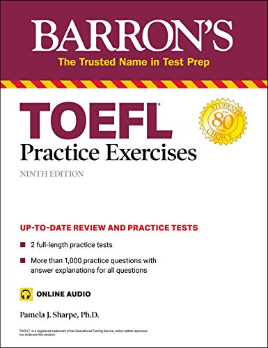 Beispielbild fr TOEFL Practice Exercises (Barron's Test Prep) zum Verkauf von GF Books, Inc.