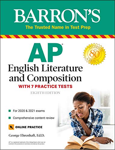 Stock image for AP English Literature and Composition: With 7 Practice Tests (Barron's Test Prep) for sale by SecondSale