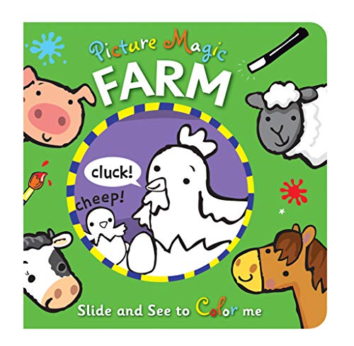 Beispielbild fr Picture Magic: Farm : Slide and See to Color Me zum Verkauf von Better World Books