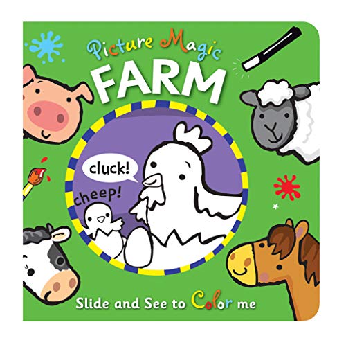 9781438050324: Picture Magic: Farm: Slide and See to Color Me (Picture Magic Books)