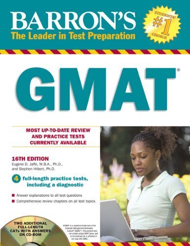 Stock image for Barron's GMAT with CD-ROM for sale by Better World Books