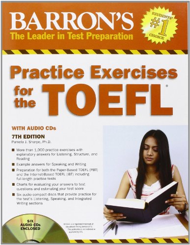 9781438070339: Practice Exercises for the TOEFL with Audio CDs