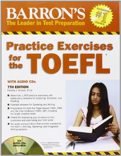 Practice Exercises For The TOEFL With Audio CDs Barrons Practice
Exercises For The Toefl By Pamela J Sharpe Practice Exercises For The TOEFL With Audio CDs Barrons Practice
Exercises For The Toefl By Pamela J Sharpe