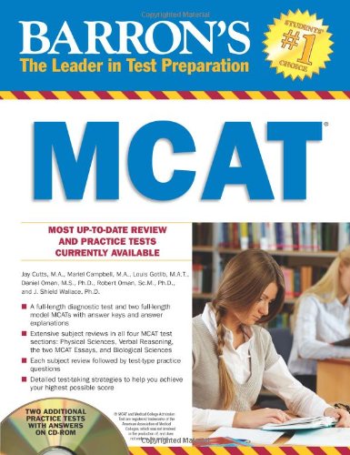 Imagen de archivo de Barron's MCAT with CD-ROM (Barron's MCAT (W/CD)) a la venta por Wonder Book