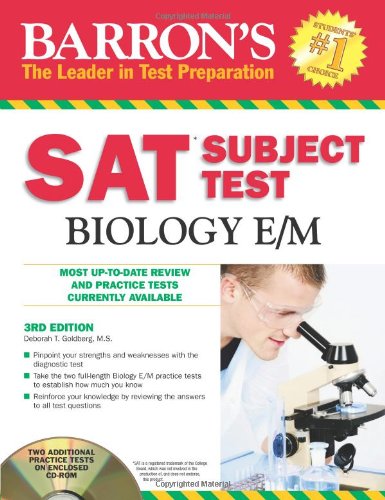 9781438070797: Barron's SAT Subject Test : Biology E/M with CD-ROM