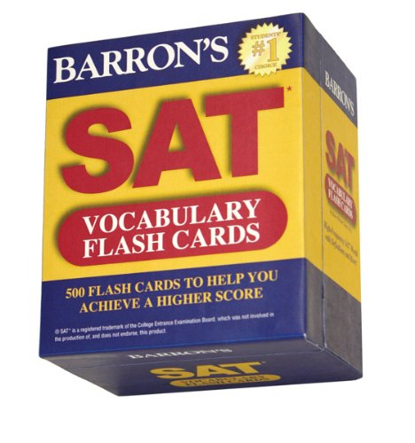 Stock image for Barron's SAT Vocabulary Flash Cards for sale by Byrd Books