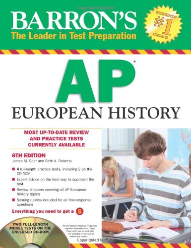 9781438071244: AP European History (Barron's Study Guides)