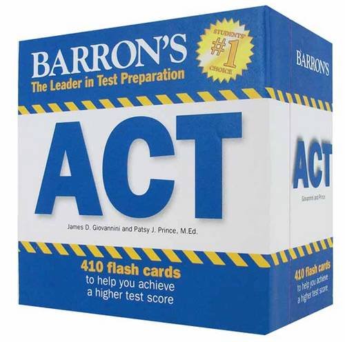 Stock image for Barron's ACT Flash Cards for sale by Half Price Books Inc.