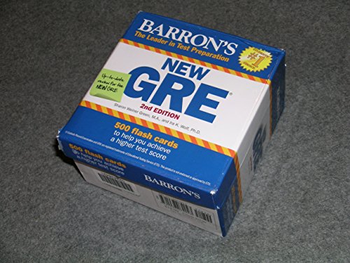 9781438072043: Barron's New GRE Flash Cards