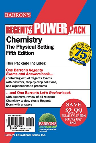 9781438072425: Chemistry Power Pack (Barron's Regents NY)