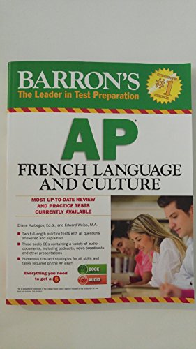 Stock image for Barron's AP French Language and Culture with Audio CDs for sale by Wonder Book