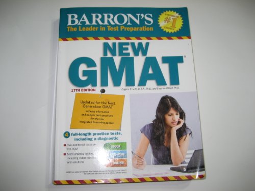 Beispielbild fr Barron's New GMAT [With CDROM] zum Verkauf von ThriftBooks-Dallas