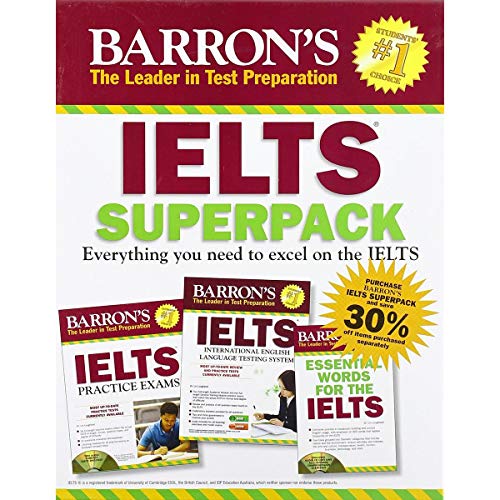 9781438073316: Barron's IELTS Practice Exams with Audio CDs: International English Language Testing System