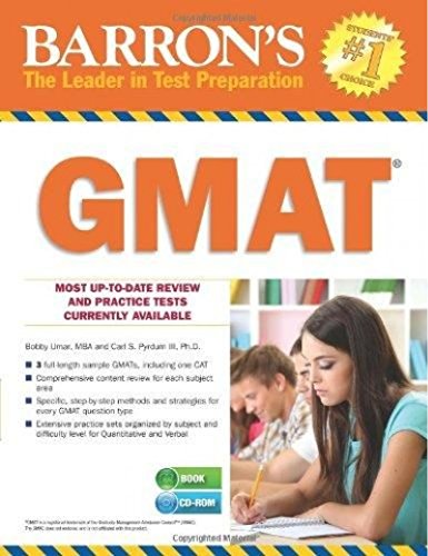 Stock image for Barron&#39;s GMAT with CD-ROM (Barron&#39;s GMAT (W/CD)) for sale by Wrigley Books